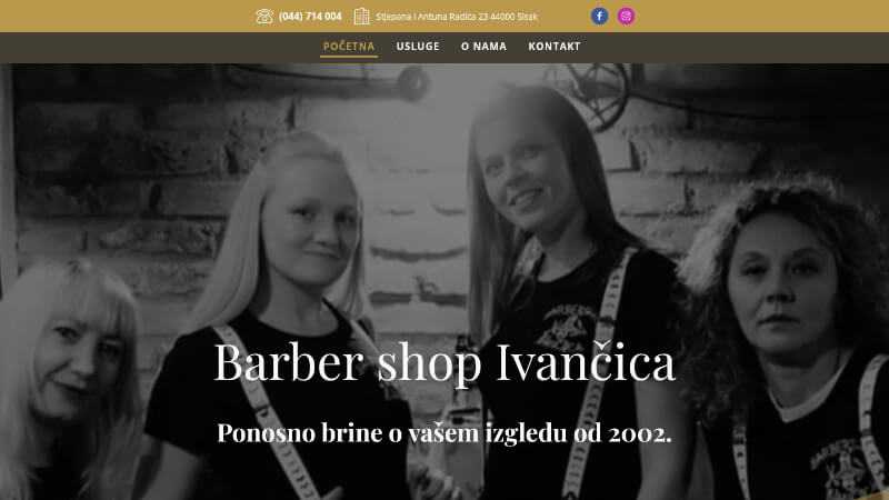 Barber shop Ivančica